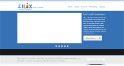 Desktop Screenshot of filixhealthcare.com